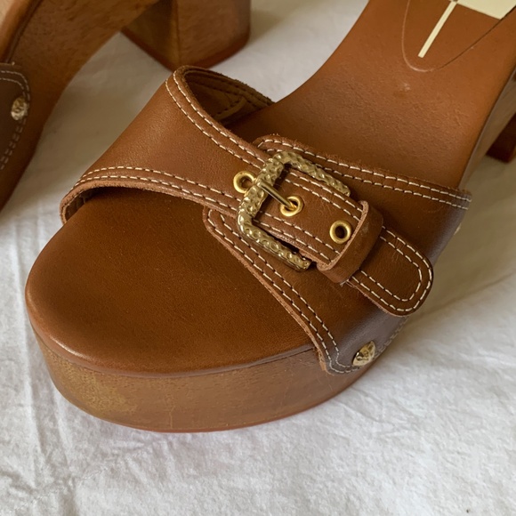 Dolce Vita Yandy Heels Cognac Leather US7.5 - Picture 3 of 13